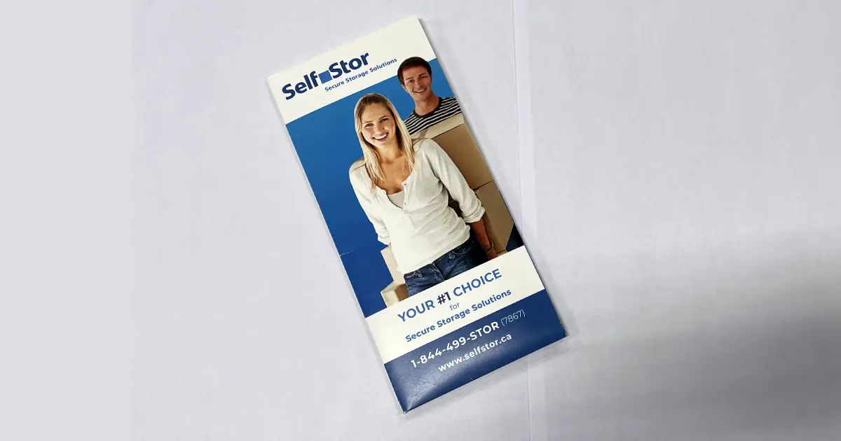 Custom Pocket Folders for Self Stor - Branding Centres
