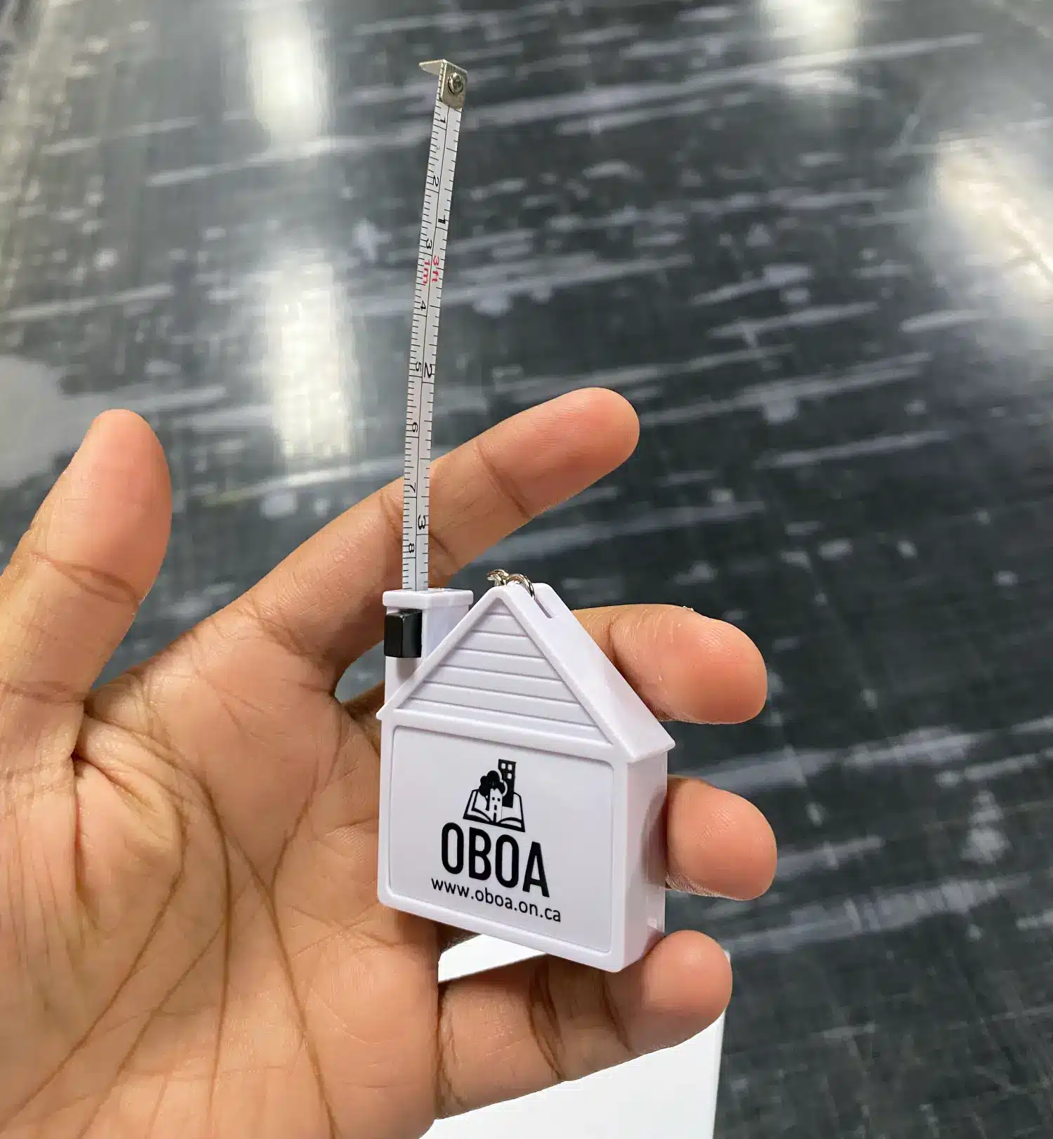 Custom Promotional Keychain Measuring Tapes for OBOA - Promotional Products in Toronto