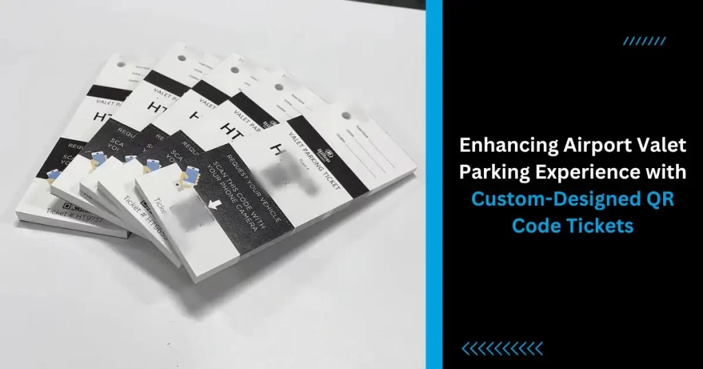Enhancing Airport Valet Parking Experience with Custom-Designed QR Code Tickets