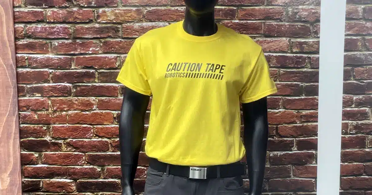 Custom-Branded Apparel for Caution Tape Robotics - Branding Centres