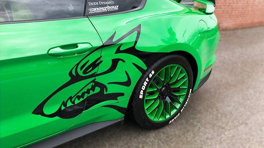 Ford Mustang Coyote Decals - Vehicle Wrap in Toronto - Branding Centres